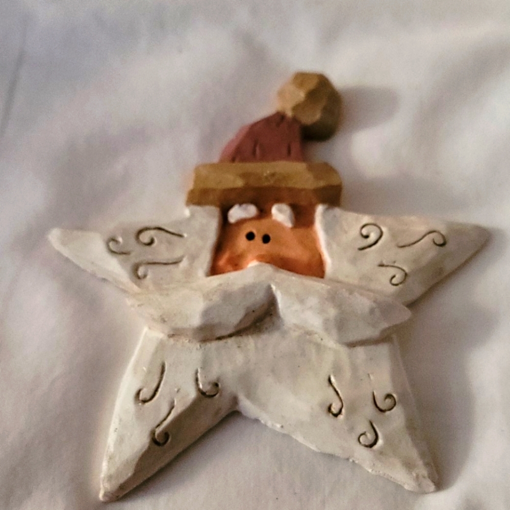 Kurt Adler Star Shaped Santa Ornament